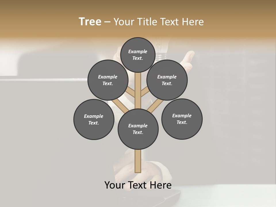 Energy Laptop Spiral PowerPoint Template
