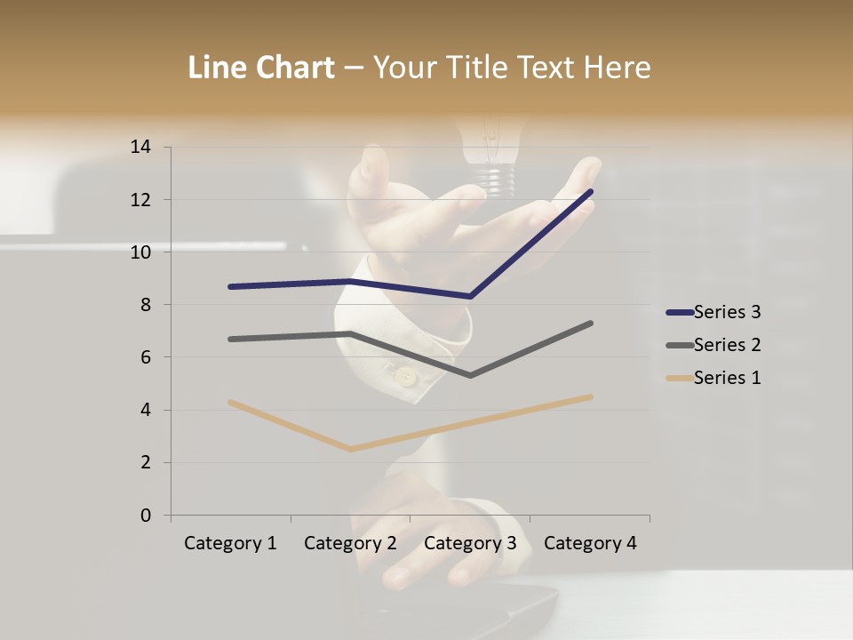 Energy Laptop Spiral PowerPoint Template
