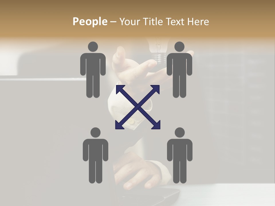 Energy Laptop Spiral PowerPoint Template