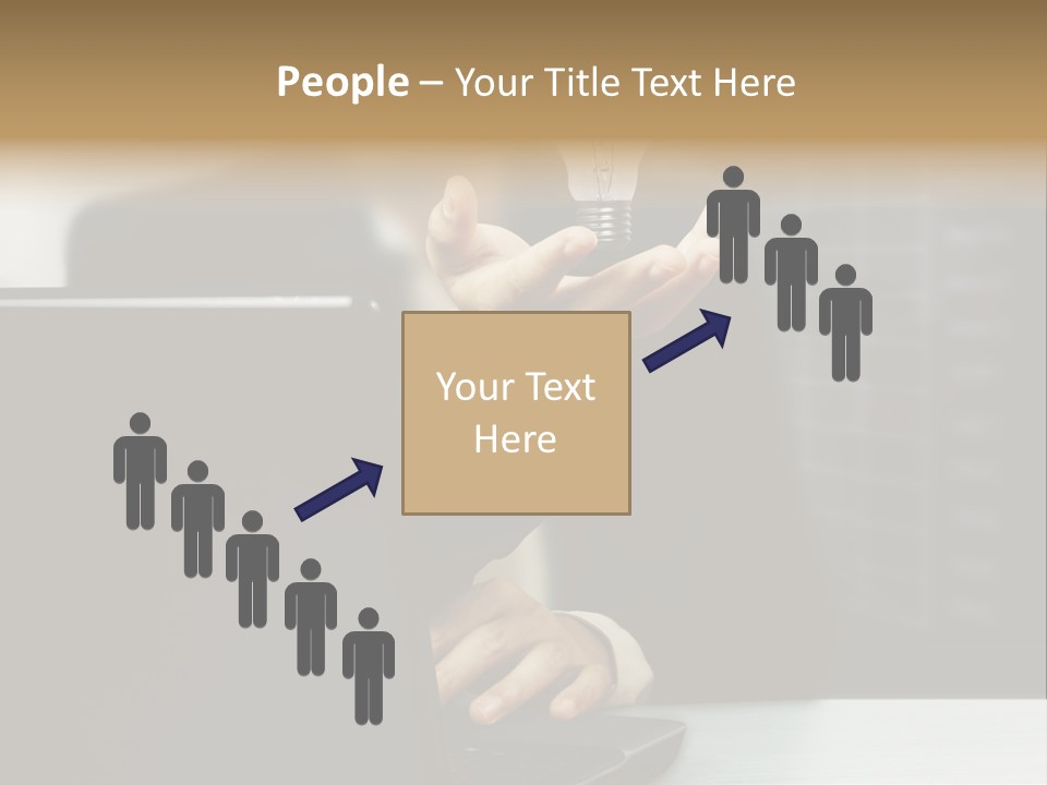 Energy Laptop Spiral PowerPoint Template