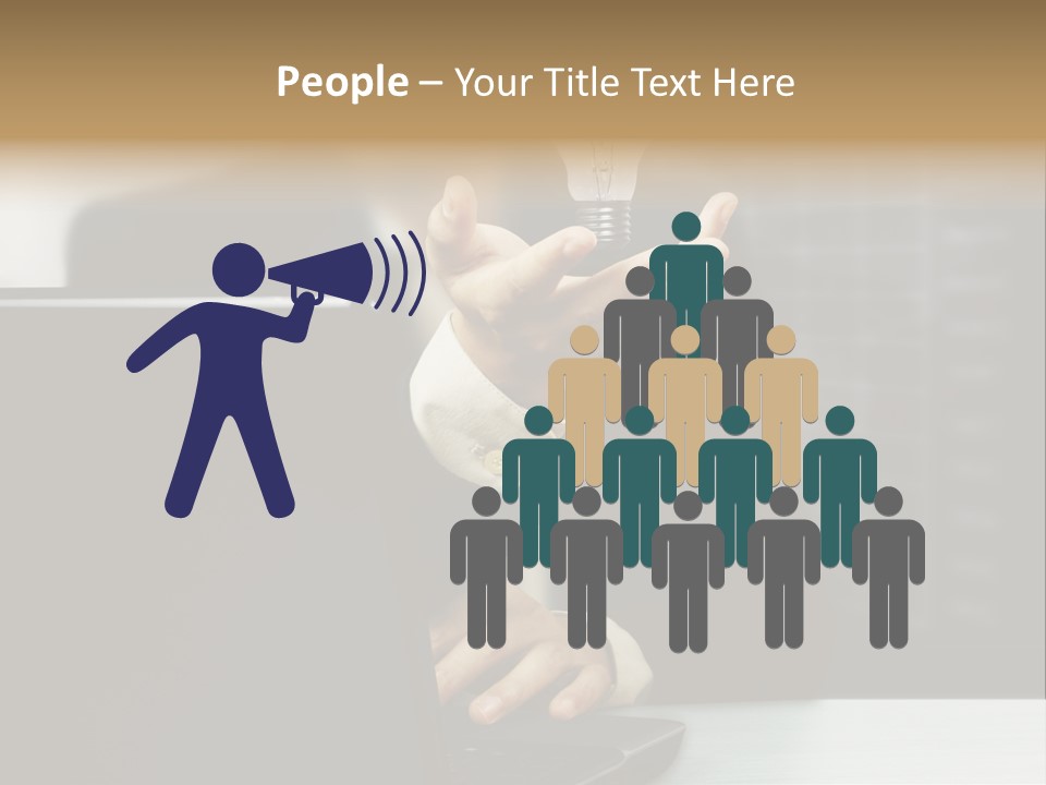 Energy Laptop Spiral PowerPoint Template