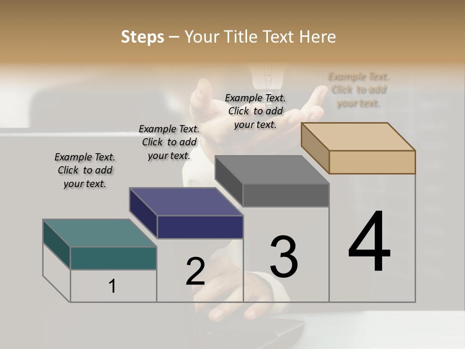 Energy Laptop Spiral PowerPoint Template