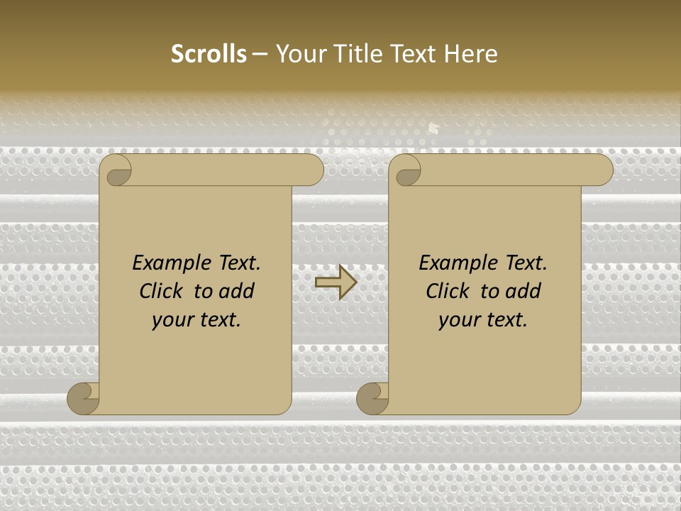 Shop Detail Rolled PowerPoint Template
