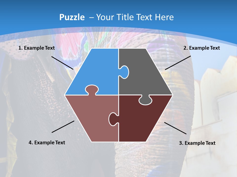 Painted Spots Jaipur PowerPoint Template