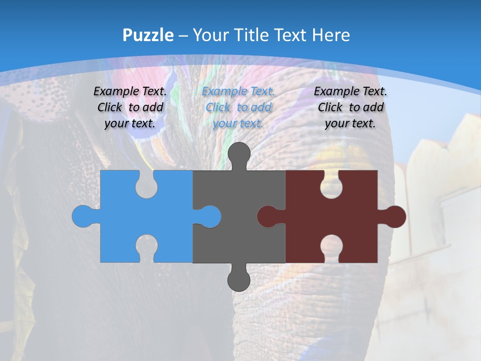 Painted Spots Jaipur PowerPoint Template