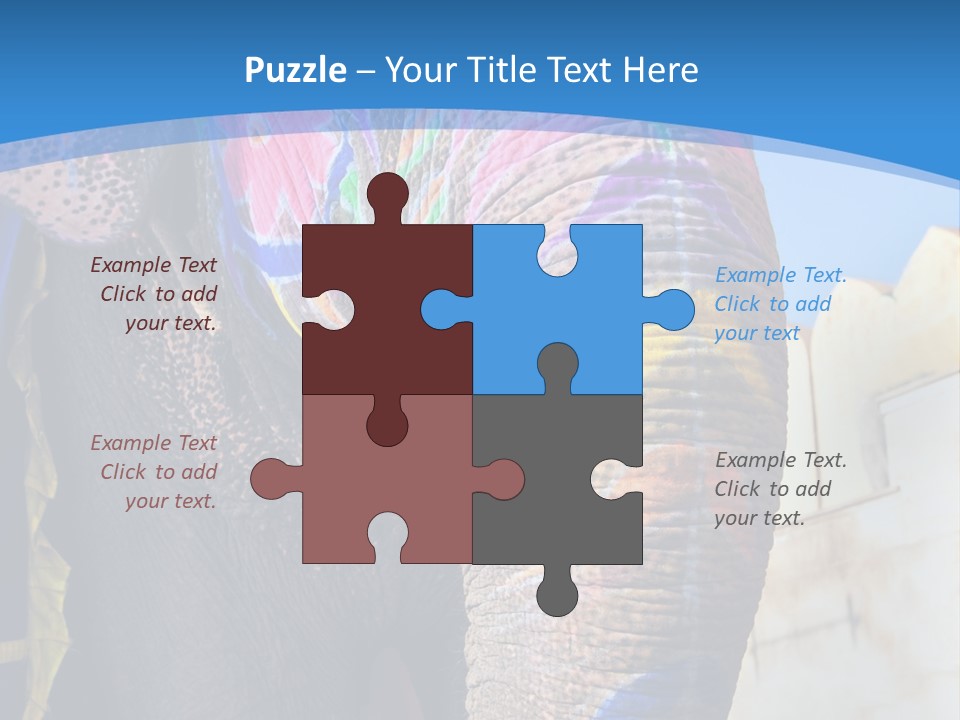 Painted Spots Jaipur PowerPoint Template