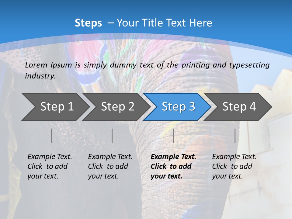 Painted Spots Jaipur PowerPoint Template