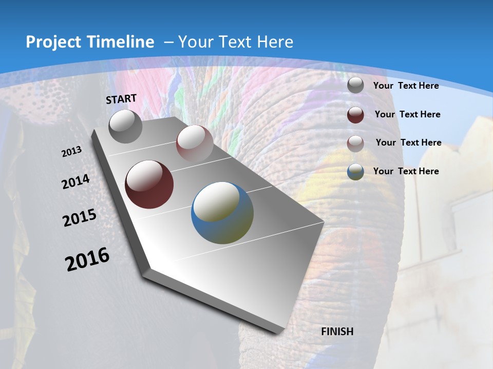 Painted Spots Jaipur PowerPoint Template