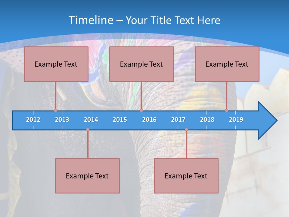 Painted Spots Jaipur PowerPoint Template