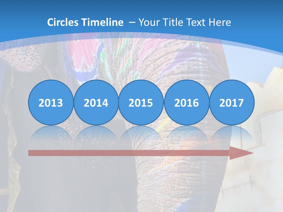 Painted Spots Jaipur PowerPoint Template