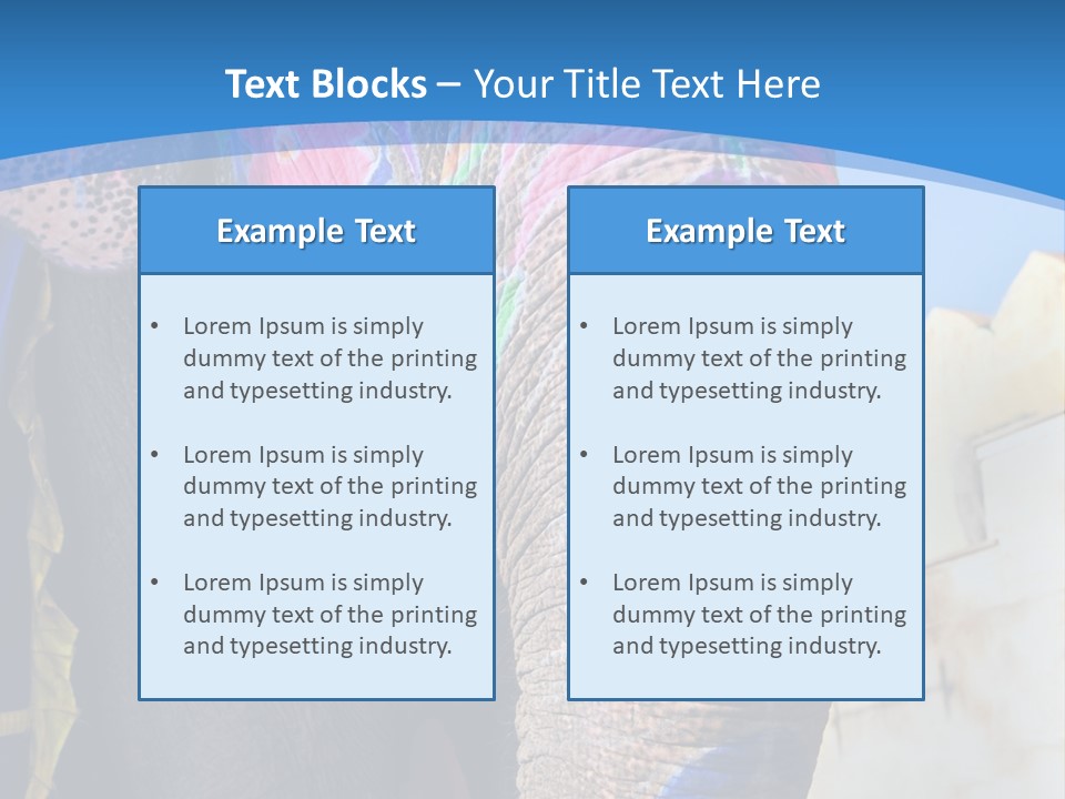 Painted Spots Jaipur PowerPoint Template