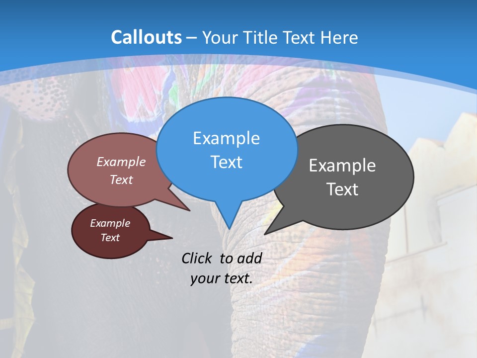 Painted Spots Jaipur PowerPoint Template