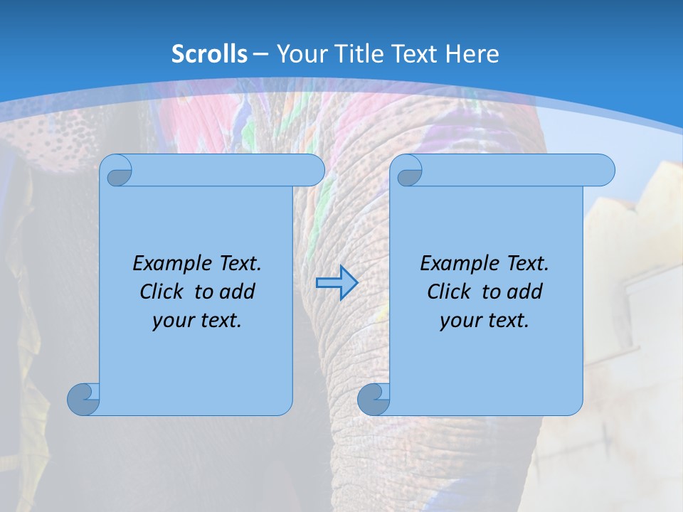 Painted Spots Jaipur PowerPoint Template
