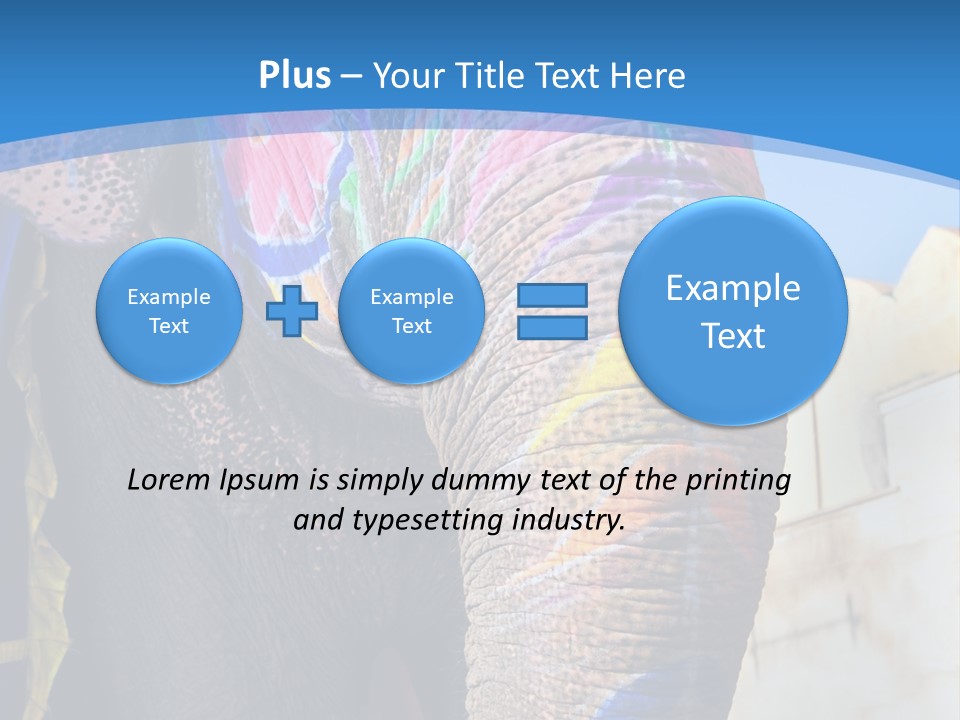 Painted Spots Jaipur PowerPoint Template