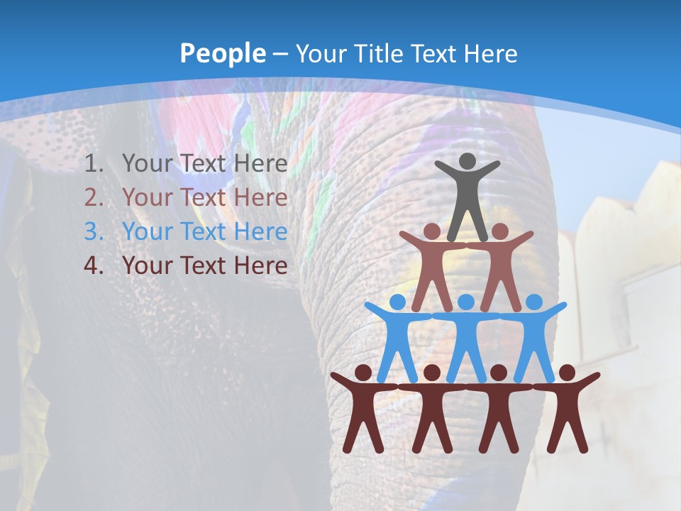 Painted Spots Jaipur PowerPoint Template