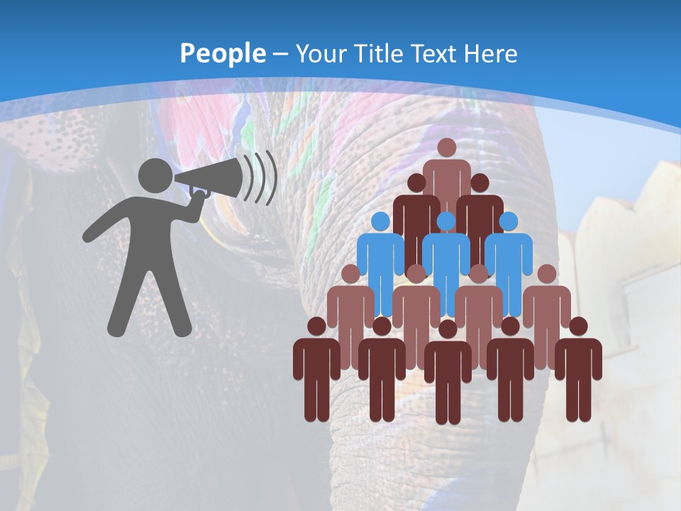 Painted Spots Jaipur PowerPoint Template