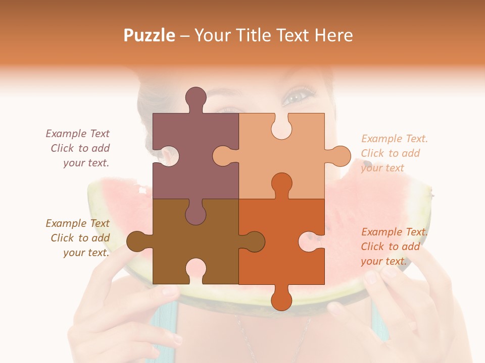 White Fresh Activity PowerPoint Template