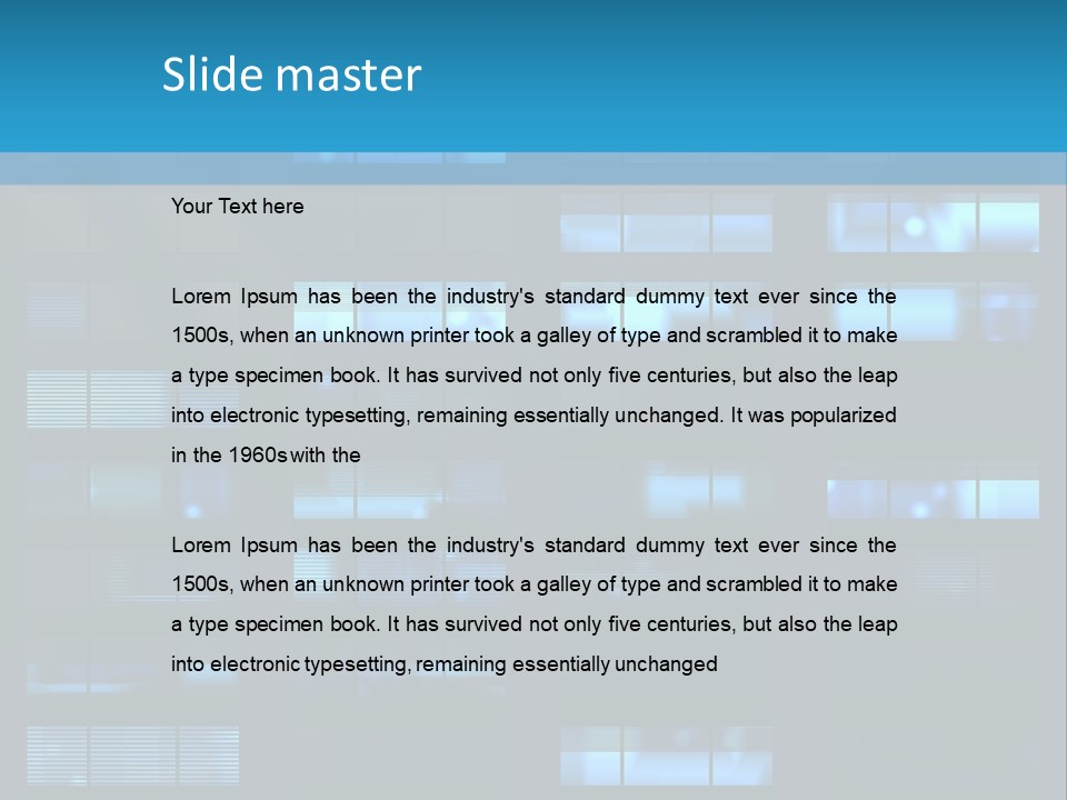 Design Structure Property PowerPoint Template