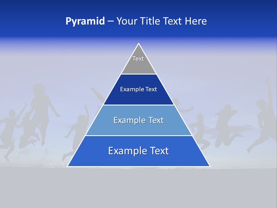 Hands Silhouette Jump PowerPoint Template
