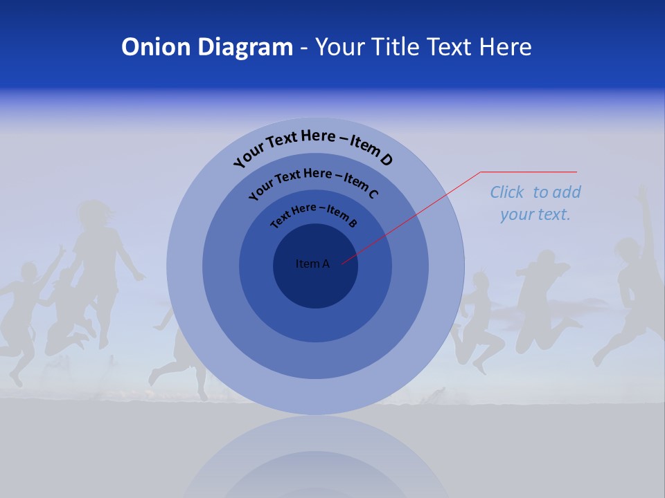 Hands Silhouette Jump PowerPoint Template