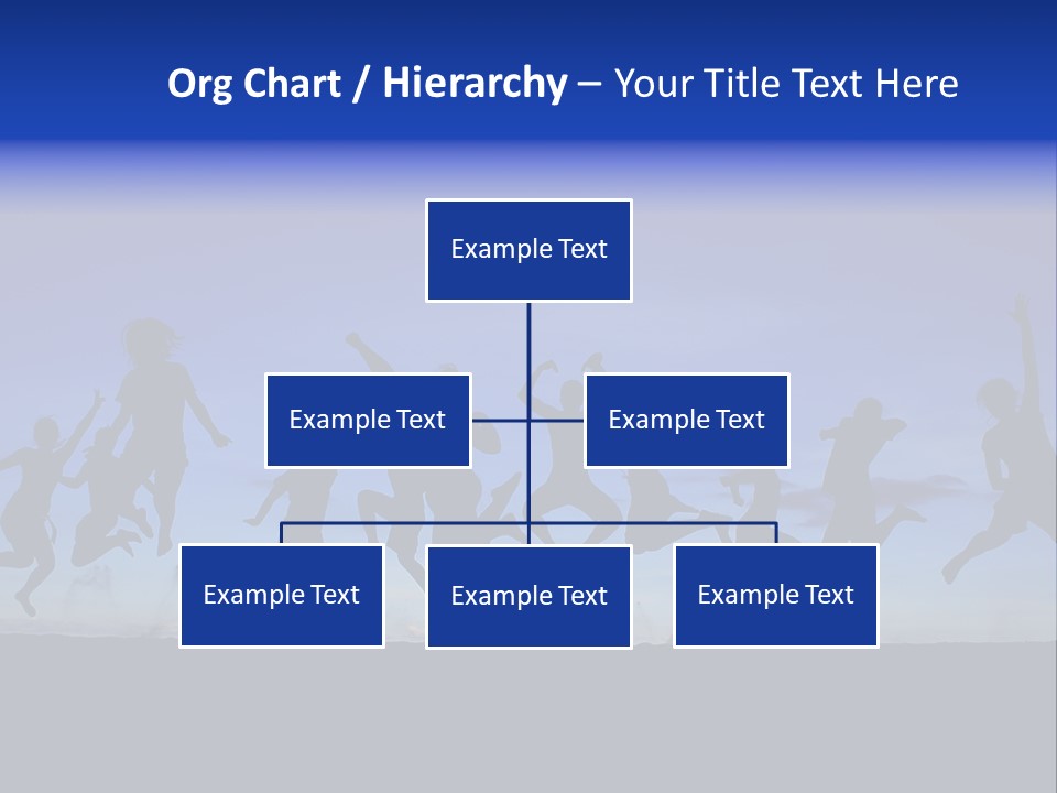 Hands Silhouette Jump PowerPoint Template