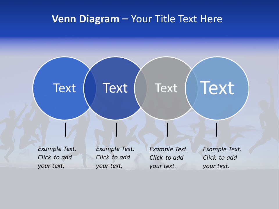 Hands Silhouette Jump PowerPoint Template