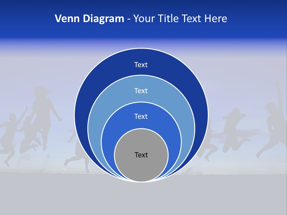 Hands Silhouette Jump PowerPoint Template