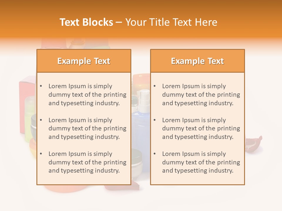 Nobody Accessory Horizontal PowerPoint Template