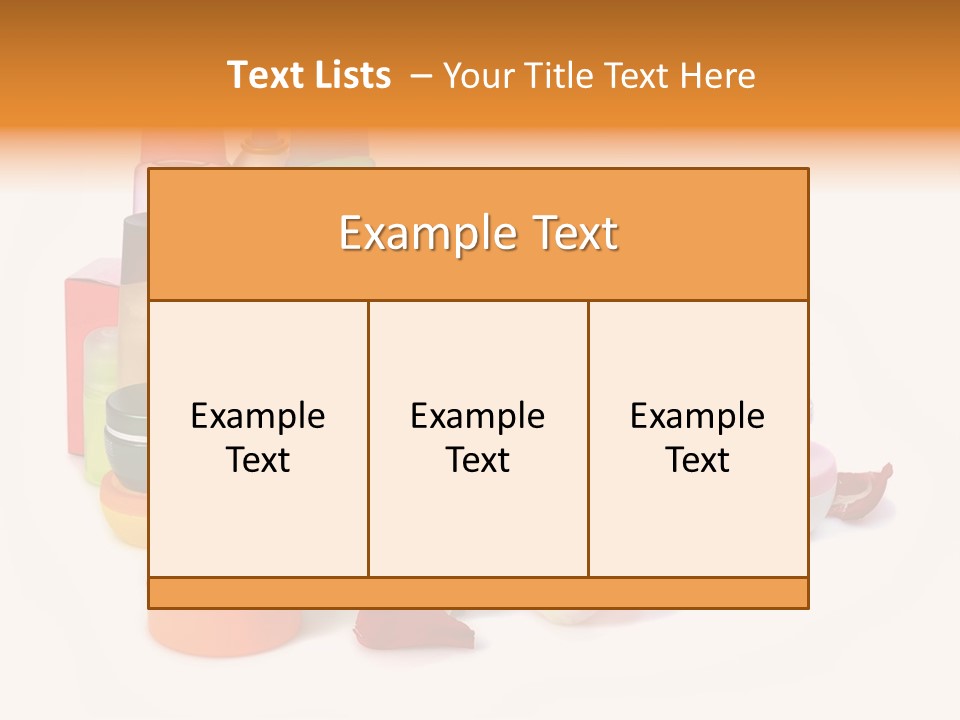 Nobody Accessory Horizontal PowerPoint Template
