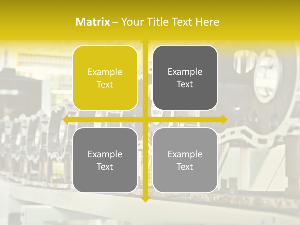 Production Conveyor Vehicle PowerPoint Template