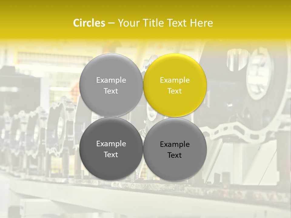 Production Conveyor Vehicle PowerPoint Template