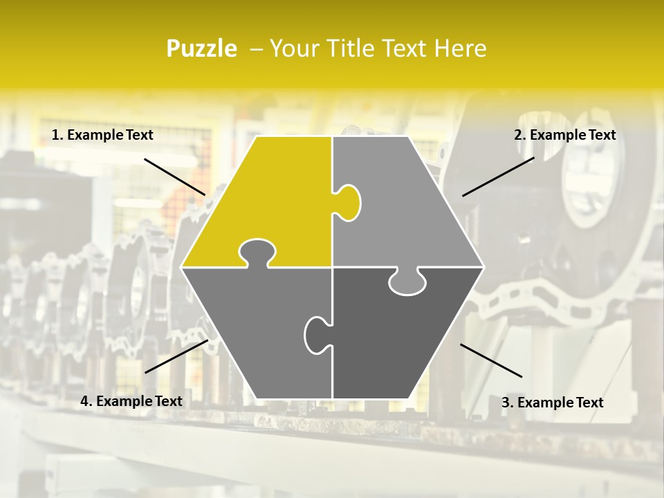 Production Conveyor Vehicle PowerPoint Template