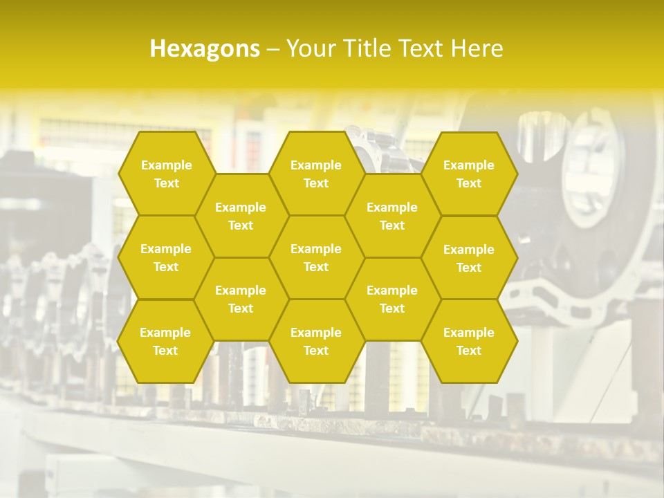Production Conveyor Vehicle PowerPoint Template