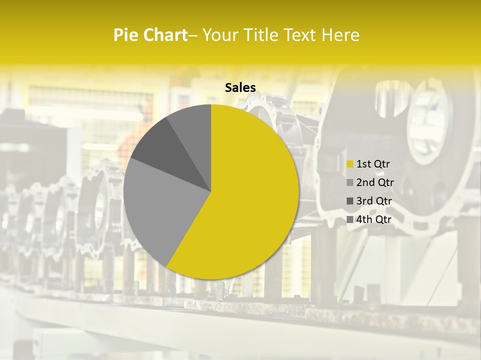 Production Conveyor Vehicle PowerPoint Template