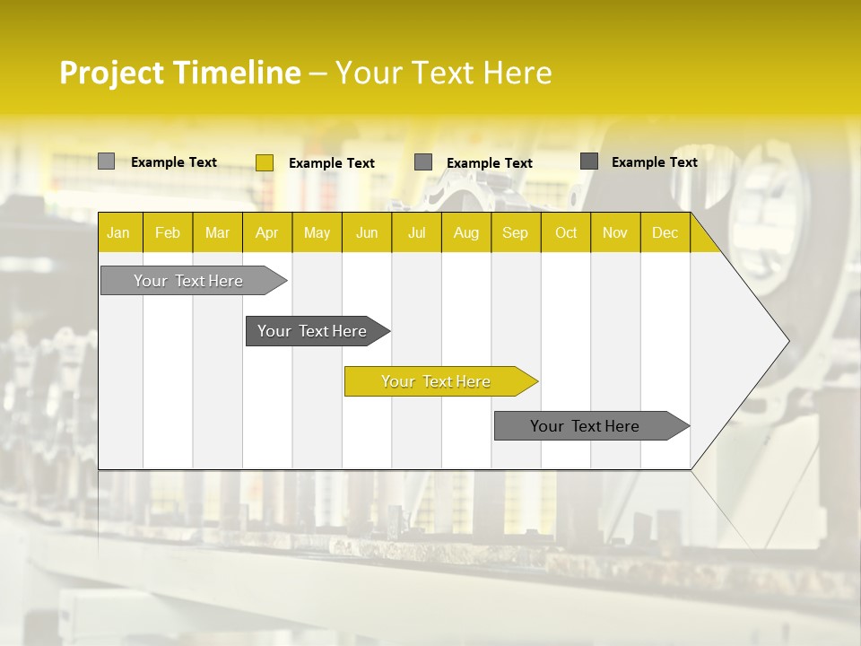 Production Conveyor Vehicle PowerPoint Template