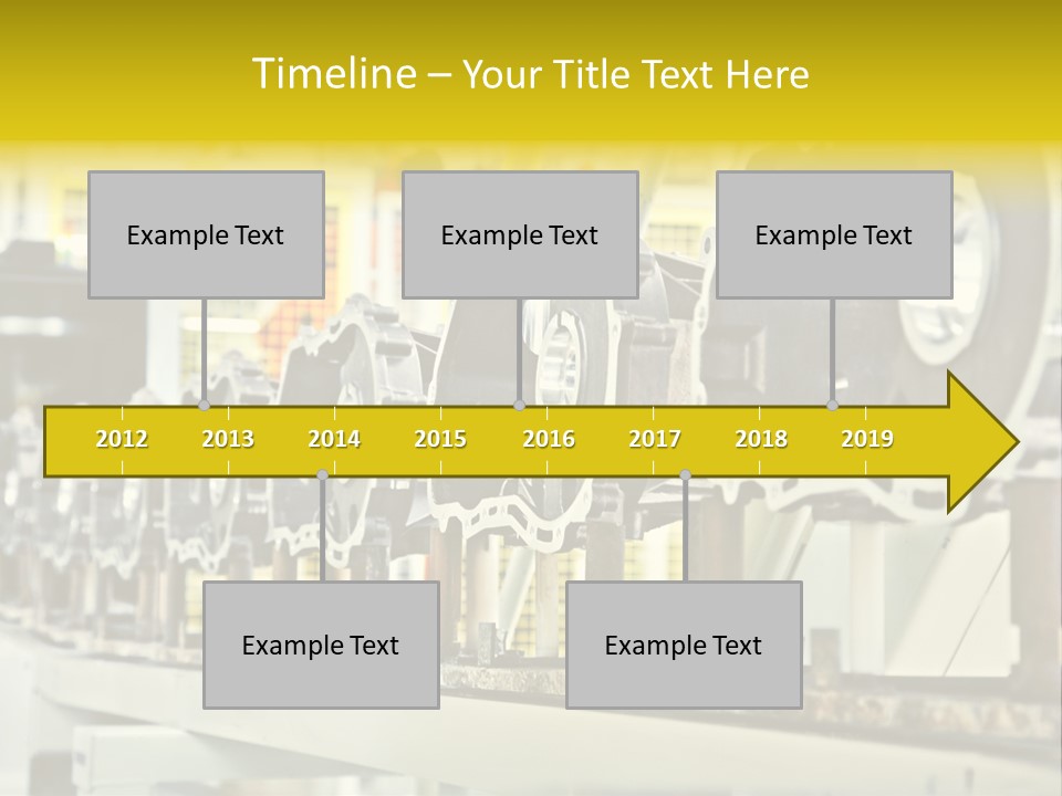 Production Conveyor Vehicle PowerPoint Template