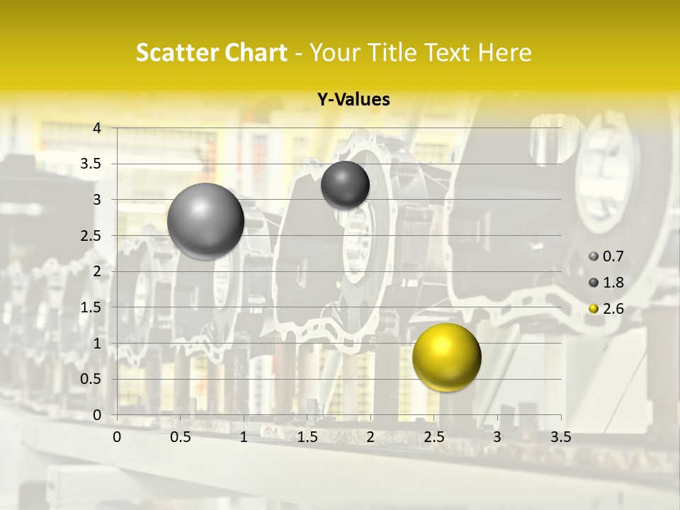Production Conveyor Vehicle PowerPoint Template