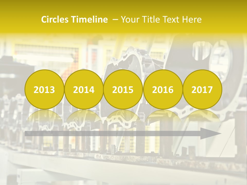 Production Conveyor Vehicle PowerPoint Template