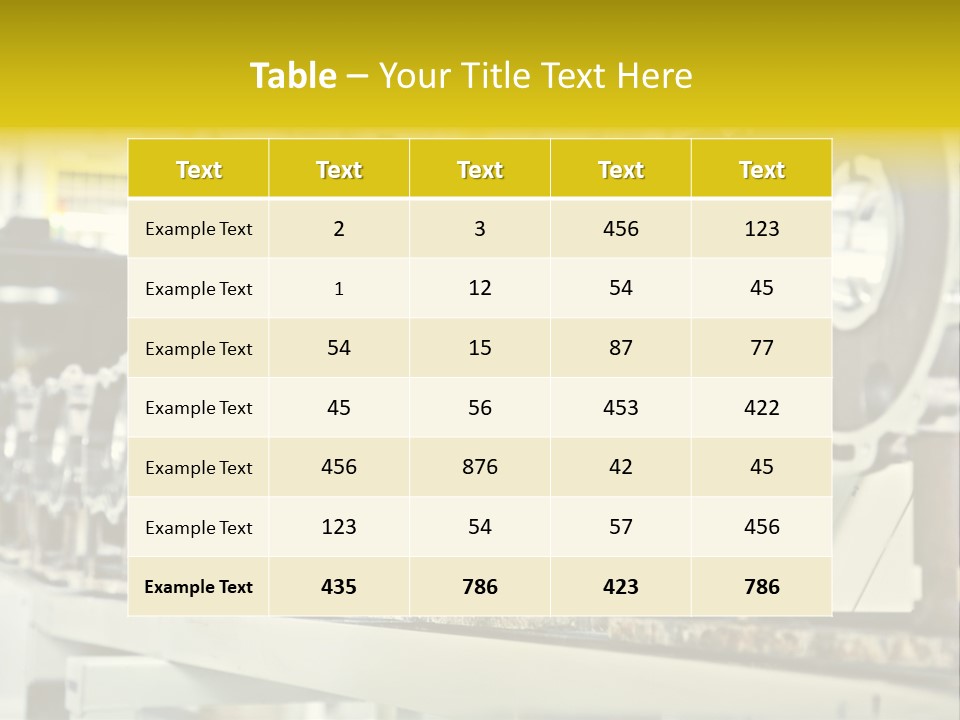 Production Conveyor Vehicle PowerPoint Template