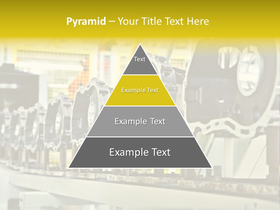 Production Conveyor Vehicle PowerPoint Template