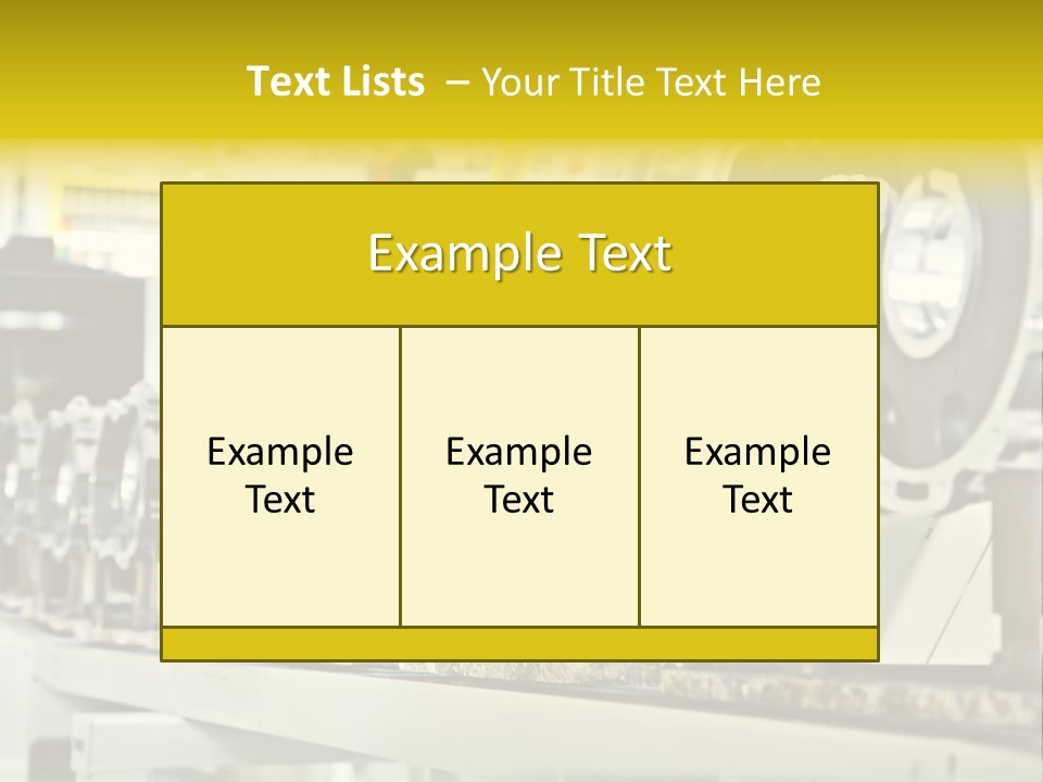 Production Conveyor Vehicle PowerPoint Template