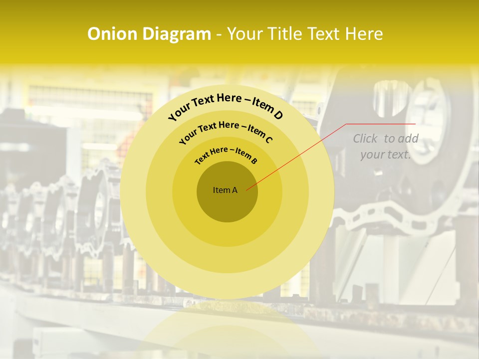 Production Conveyor Vehicle PowerPoint Template