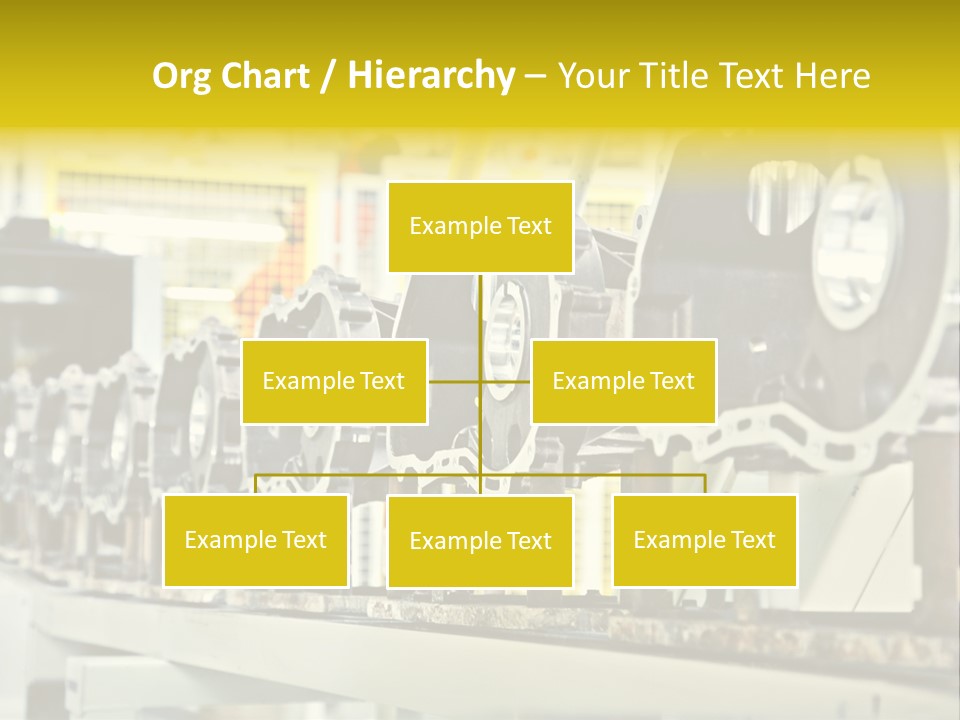 Production Conveyor Vehicle PowerPoint Template