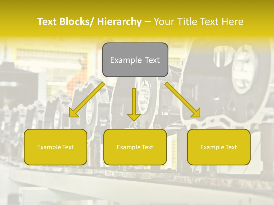 Production Conveyor Vehicle PowerPoint Template
