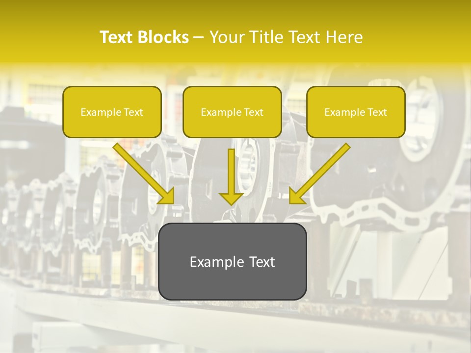 Production Conveyor Vehicle PowerPoint Template