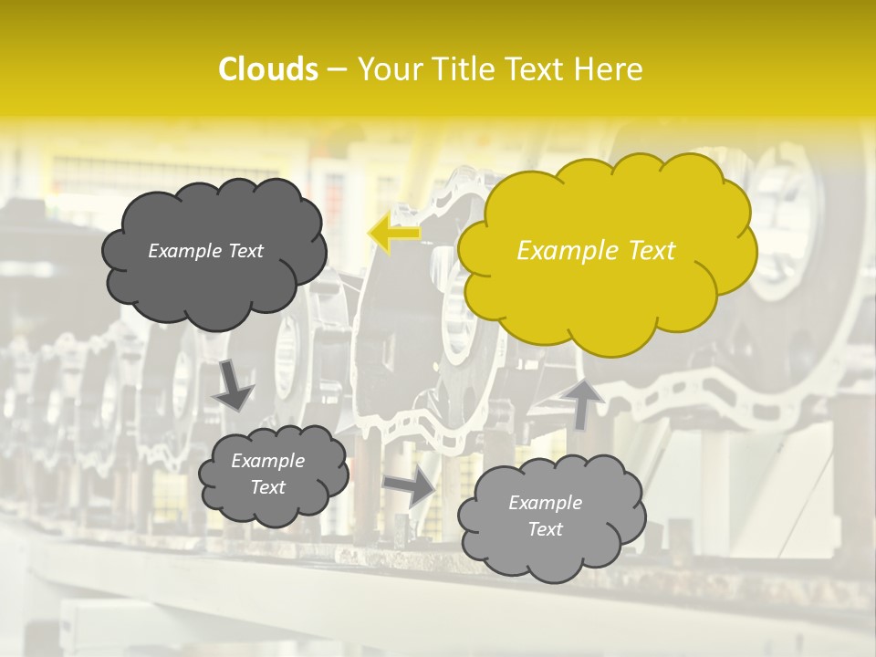 Production Conveyor Vehicle PowerPoint Template