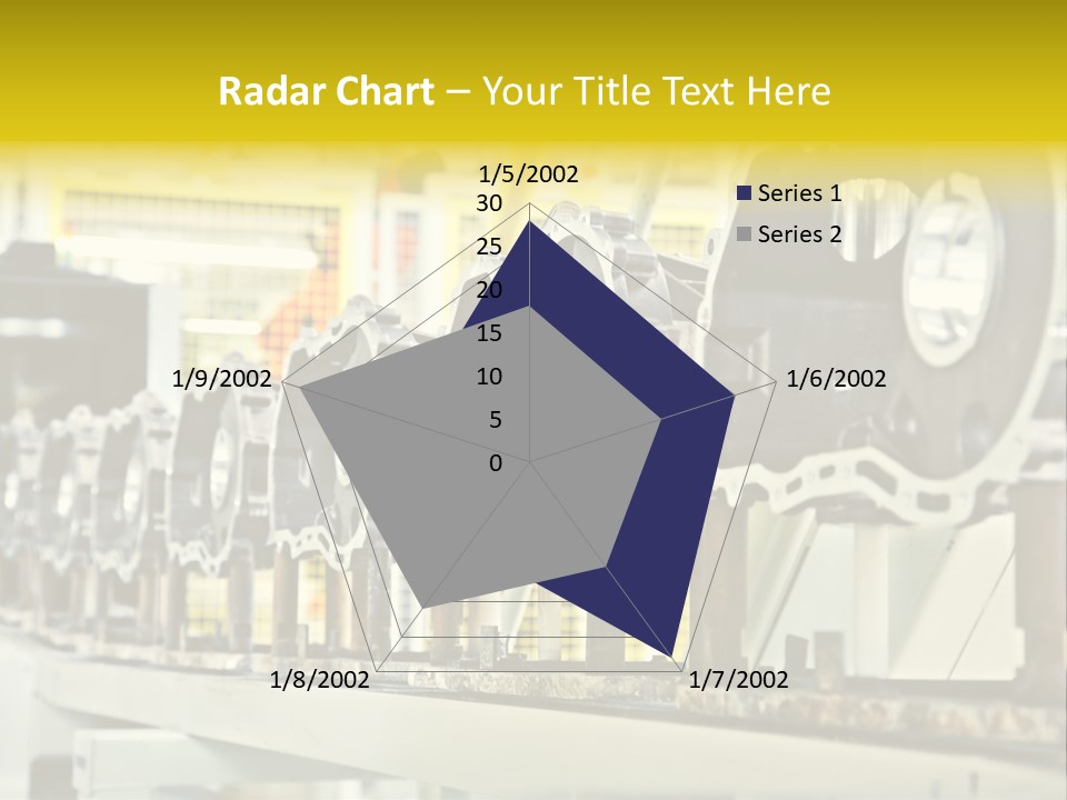 Production Conveyor Vehicle PowerPoint Template