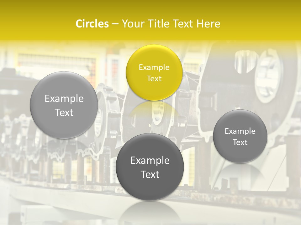 Production Conveyor Vehicle PowerPoint Template