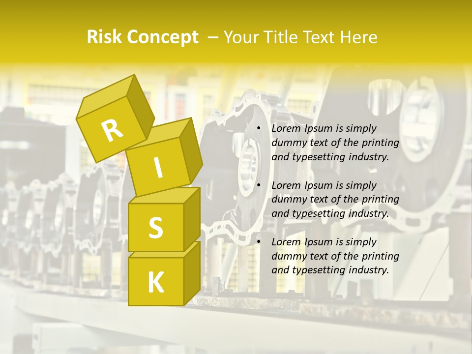 Production Conveyor Vehicle PowerPoint Template