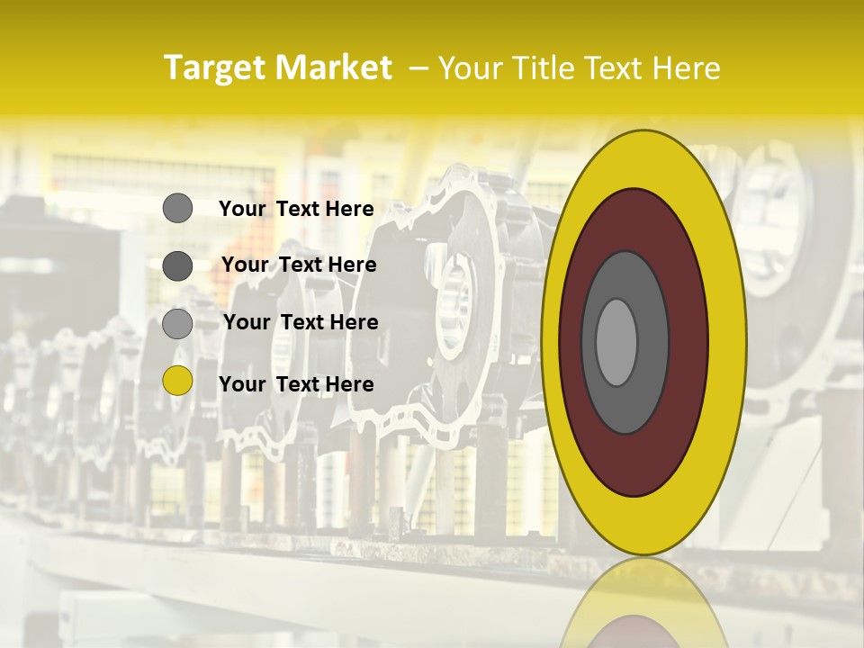 Production Conveyor Vehicle PowerPoint Template
